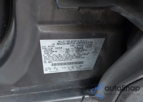 2004 Mazda Tribute Lx V6 из США, поврежденный, VIN 4F2YZ941X4KM16146